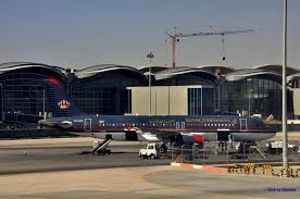 where is queen alia international airport located