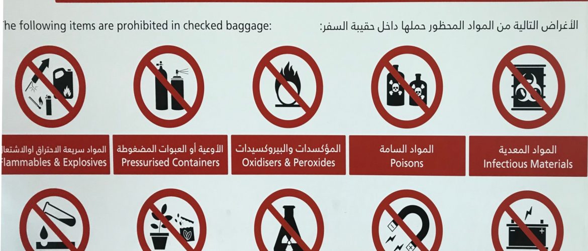 Restricted items on Airplanes - Airlines-Airports