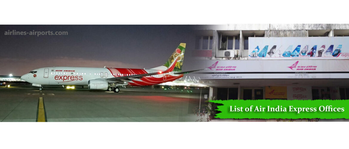 List of Air India Express Offices