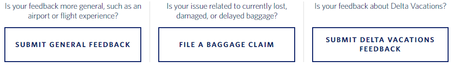 How to file a complaint with Delta Airlines baggage flight delay cancellation