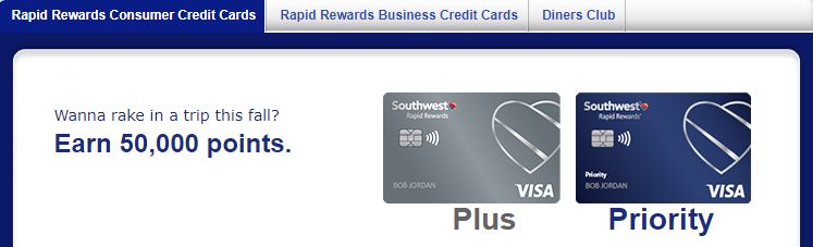Southwest Rapid Rewards Priority Credit Card
